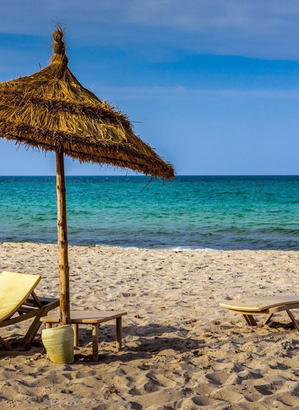 Plage de Djerba en été