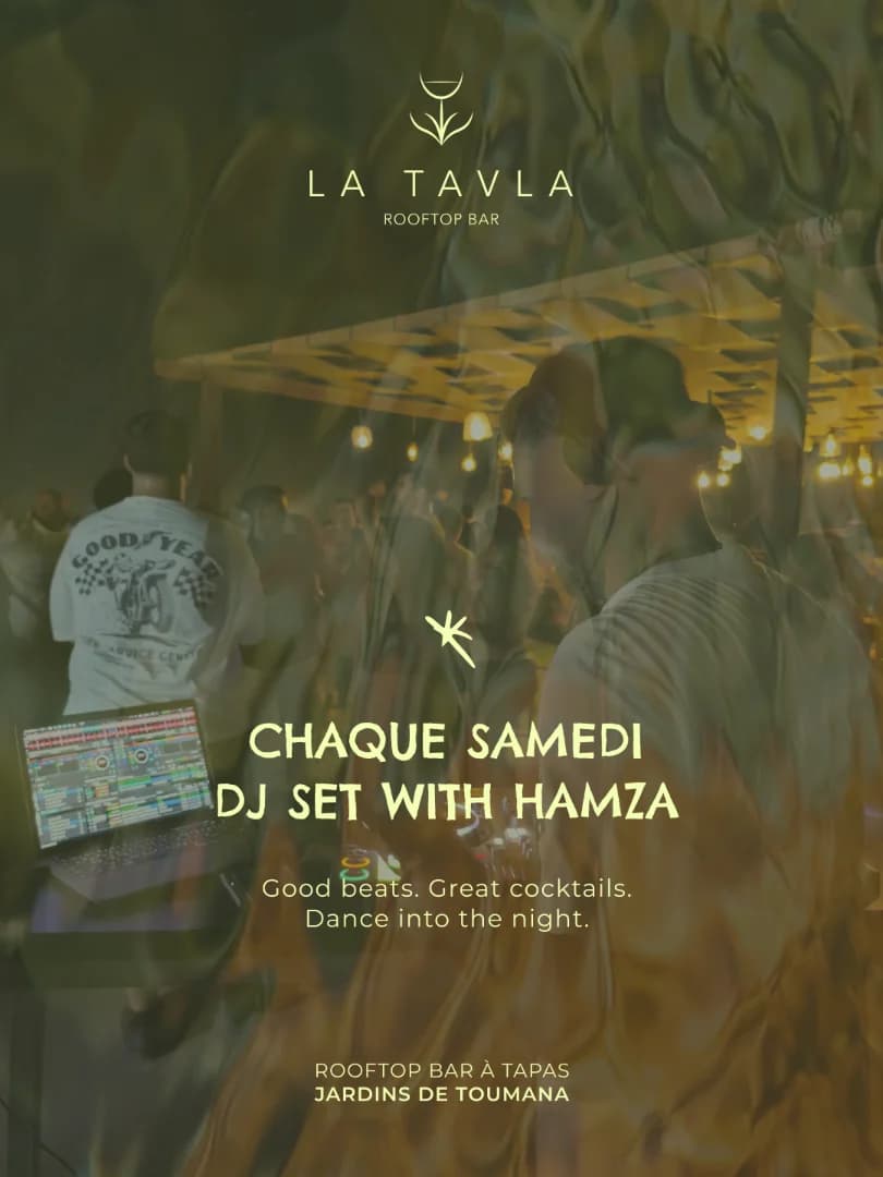 DJ Set in Djerba | Saturday Nights at La Tavla Rooftop