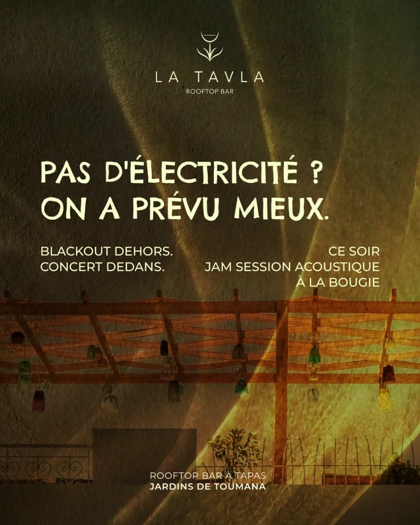 Candlelight Acoustic Jam Session at La Tavla | Live Music in Djerba