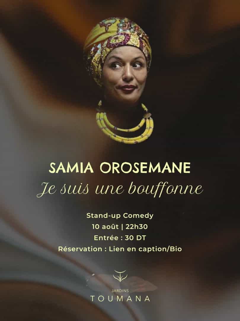 Samia Orosemane | Je suis une bouffonne